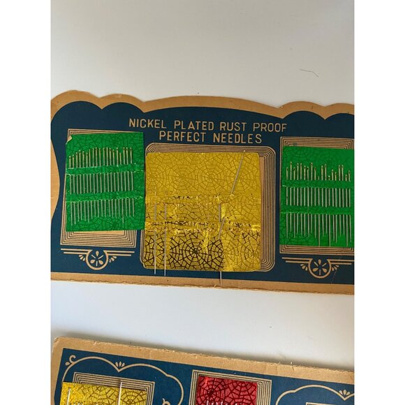 The Winner & Rocket Vintage Needle Cases With Assorted Needles & Threader Made I - Picture 6 of 12